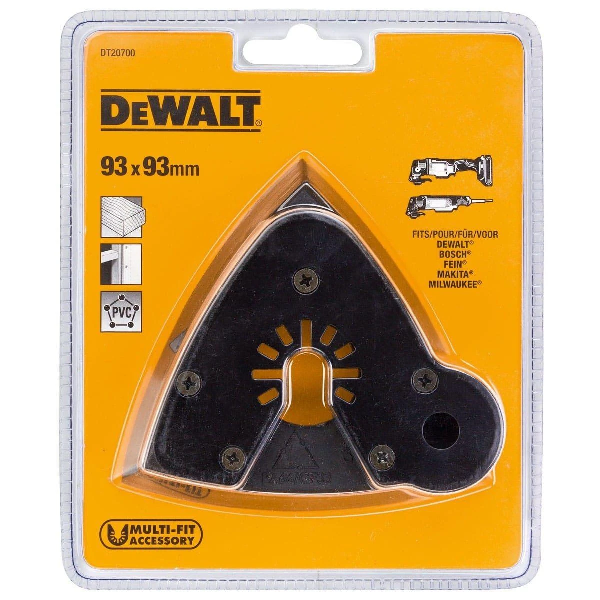 DEWALT STOPA TYPU DELTA DO NARZEDZIA WIELOFUNKCYJNEGO