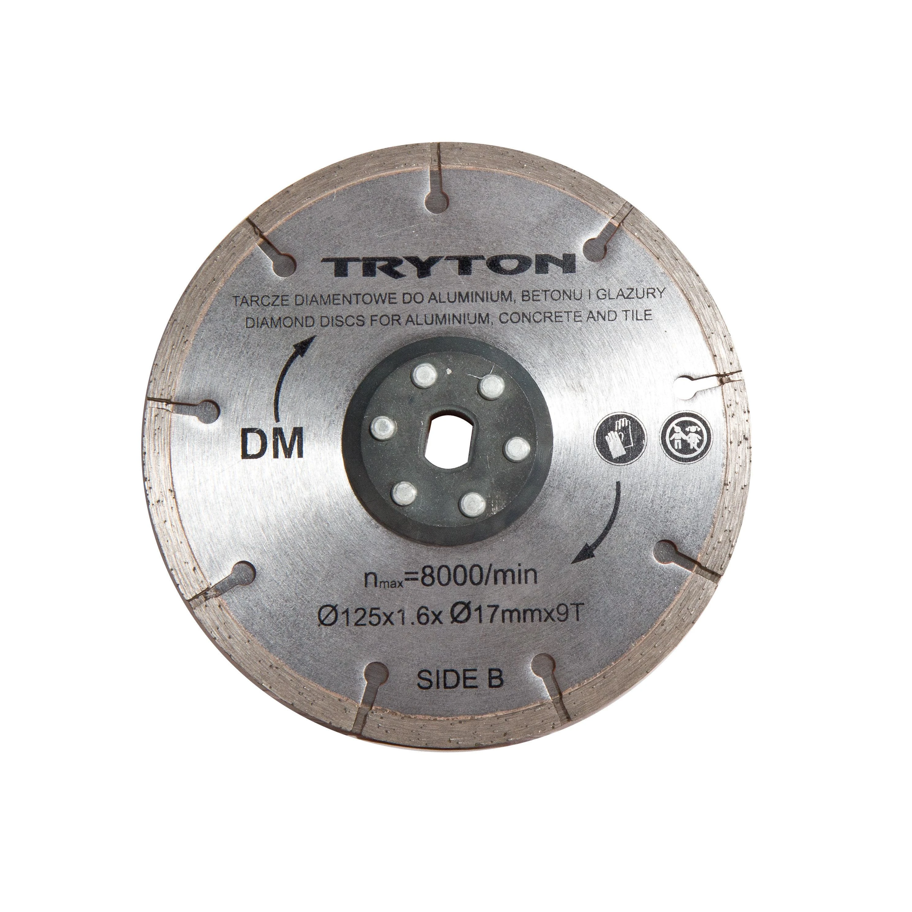 Tarcze 125 mm deimantiniai diskai dvigubo disko pjūklui tpd860k