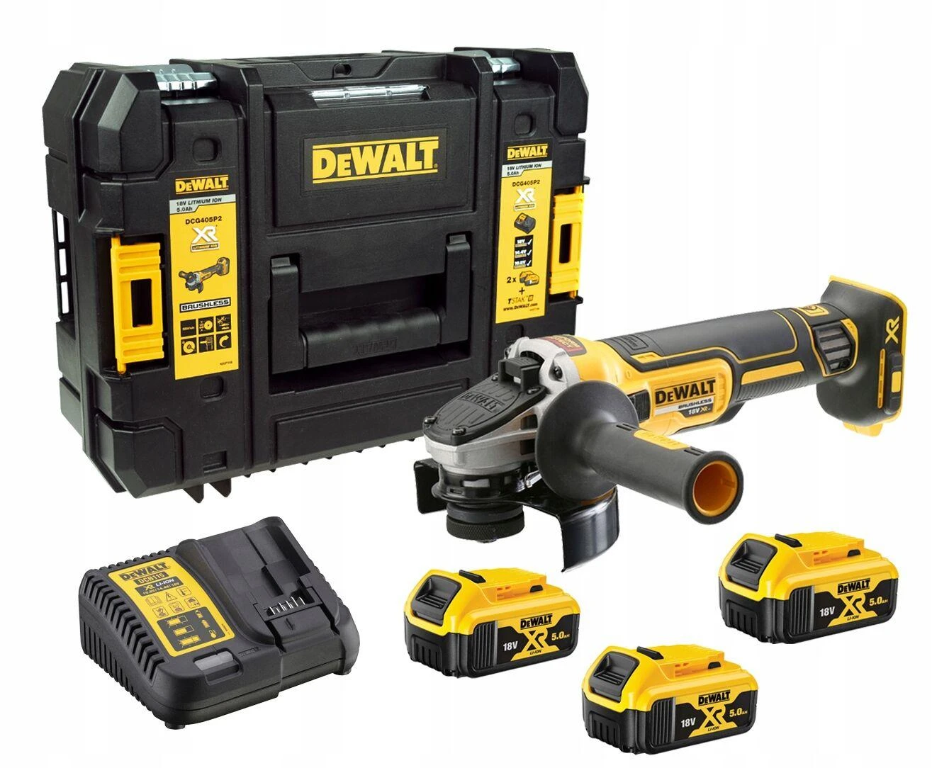 Dewalt Kampinis šlifuoklis DCG405P3-QW