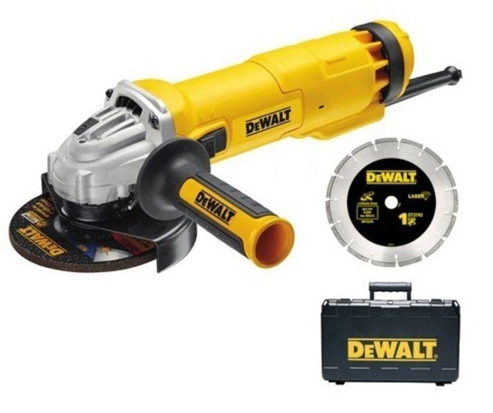 Kampinis šlifuoklis DEWALT DWE4217KD-QS 1200W, 125mm