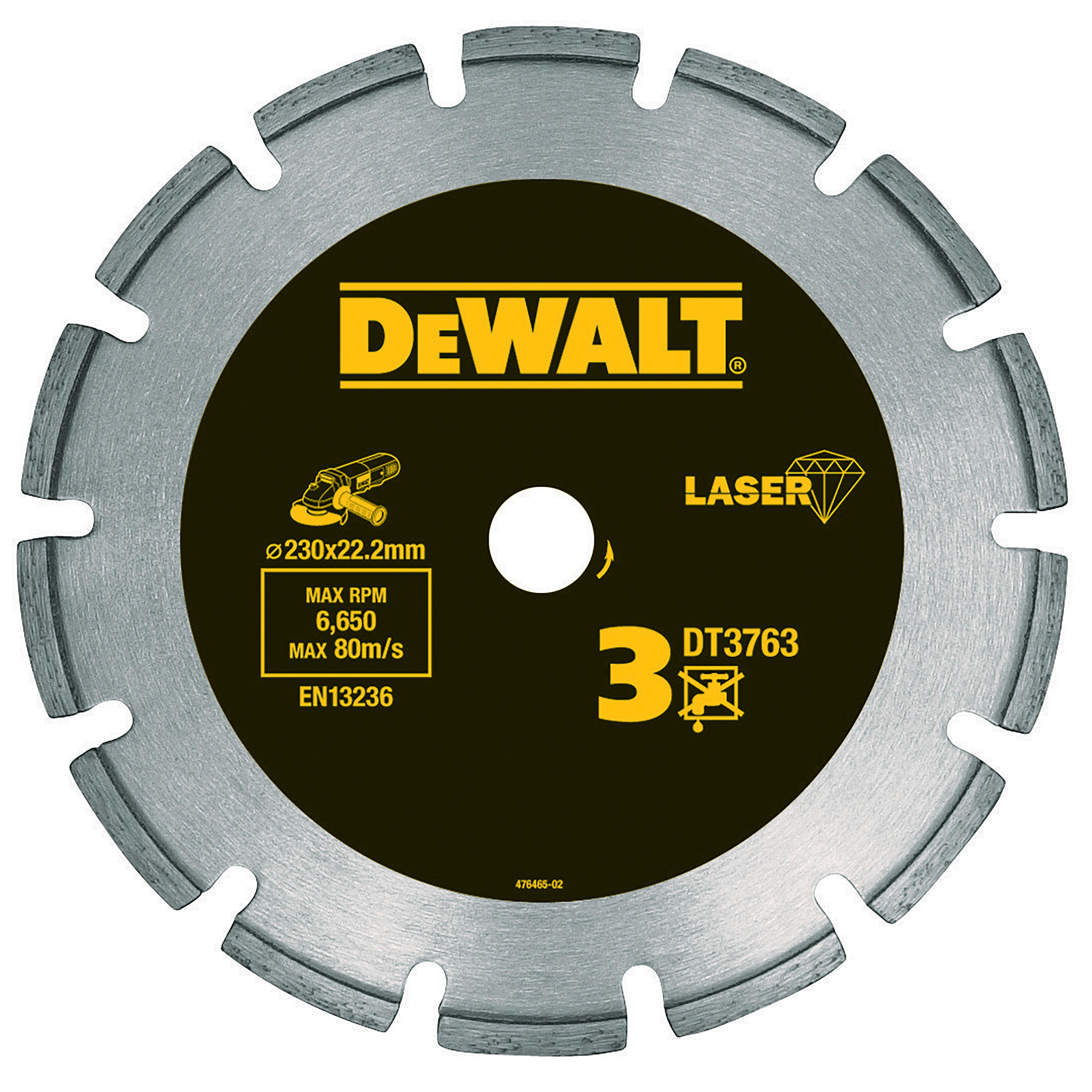 Deimantinis pjovimo diskas DeWalt DT3761-XJ; 125 mm