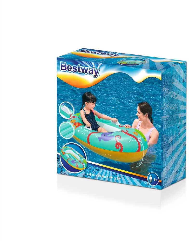 „Bestway“ pripučiamas pontoninis valtis 135x89cm