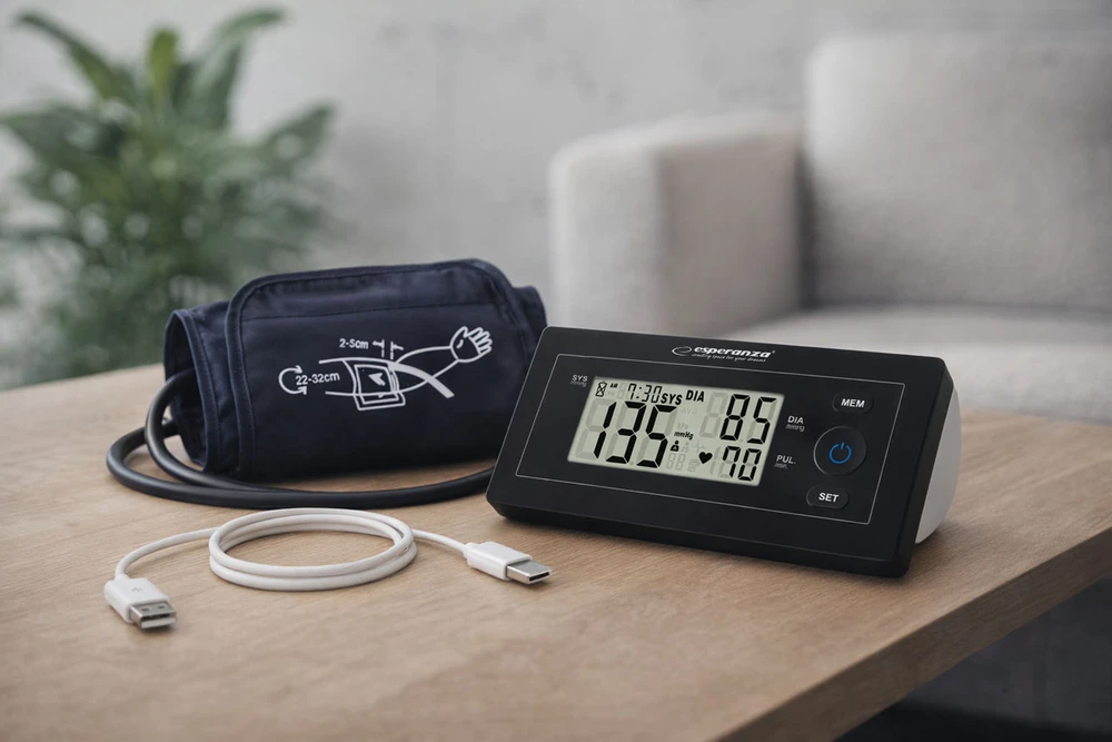 Kraujospūdžio matuoklis Esperanza ECB008 upper arm blood pressure monitorius