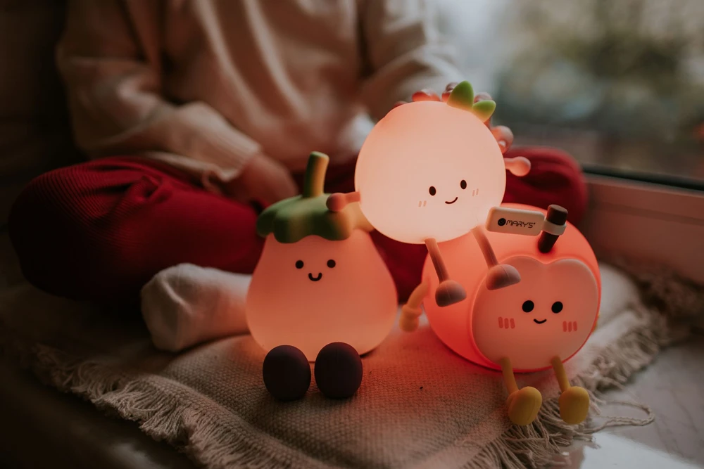 Eco Light Mary’s lampka nocna led brzoskwinia