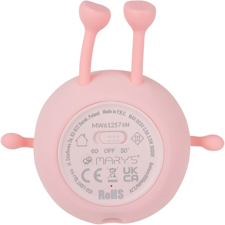 Eco Light Mary’s lampka nocna led brzoskwinia