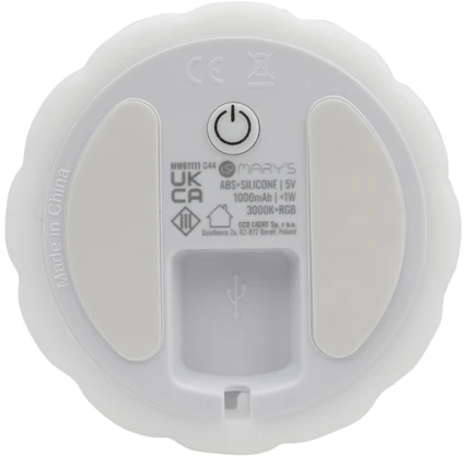 Eco Light Mary’s lampka nocna led dzwonek rgb