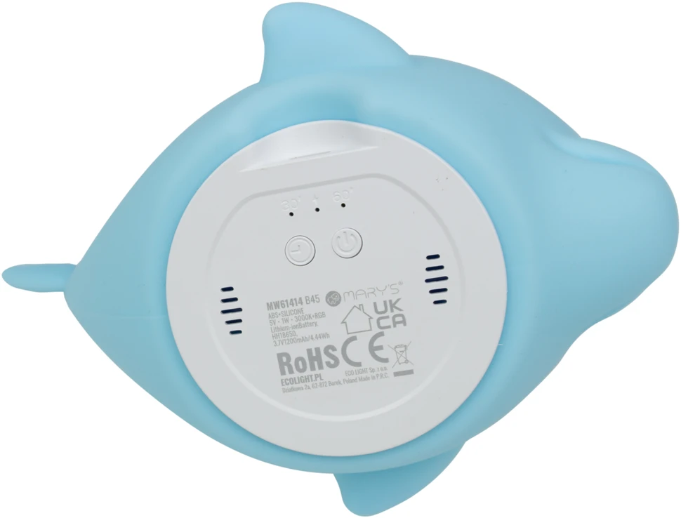 Eco Light MARY'S MW61414 RGB Dolphin LED naktinė lemputė