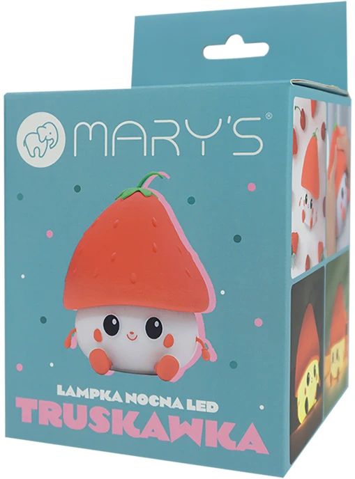 Eco Light Ecolights MARY'S LED Naktinė lempa - Braškę