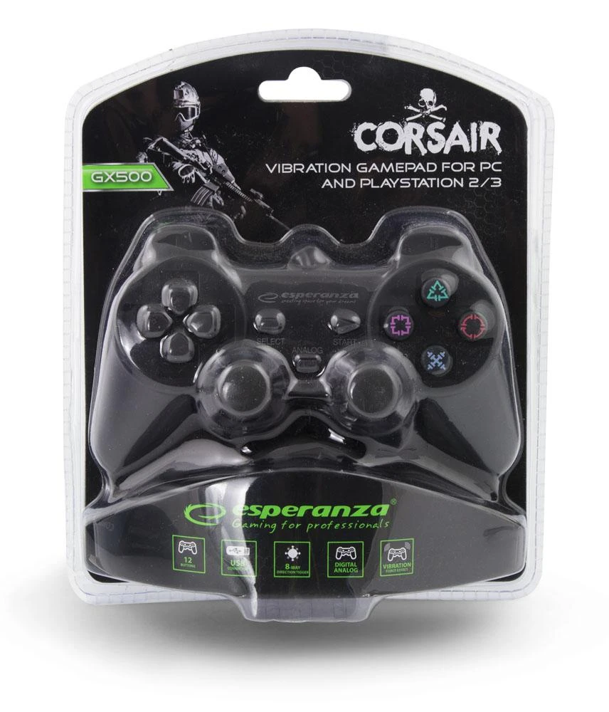 Gamepad Corsair Esperanza EG106 - juoda