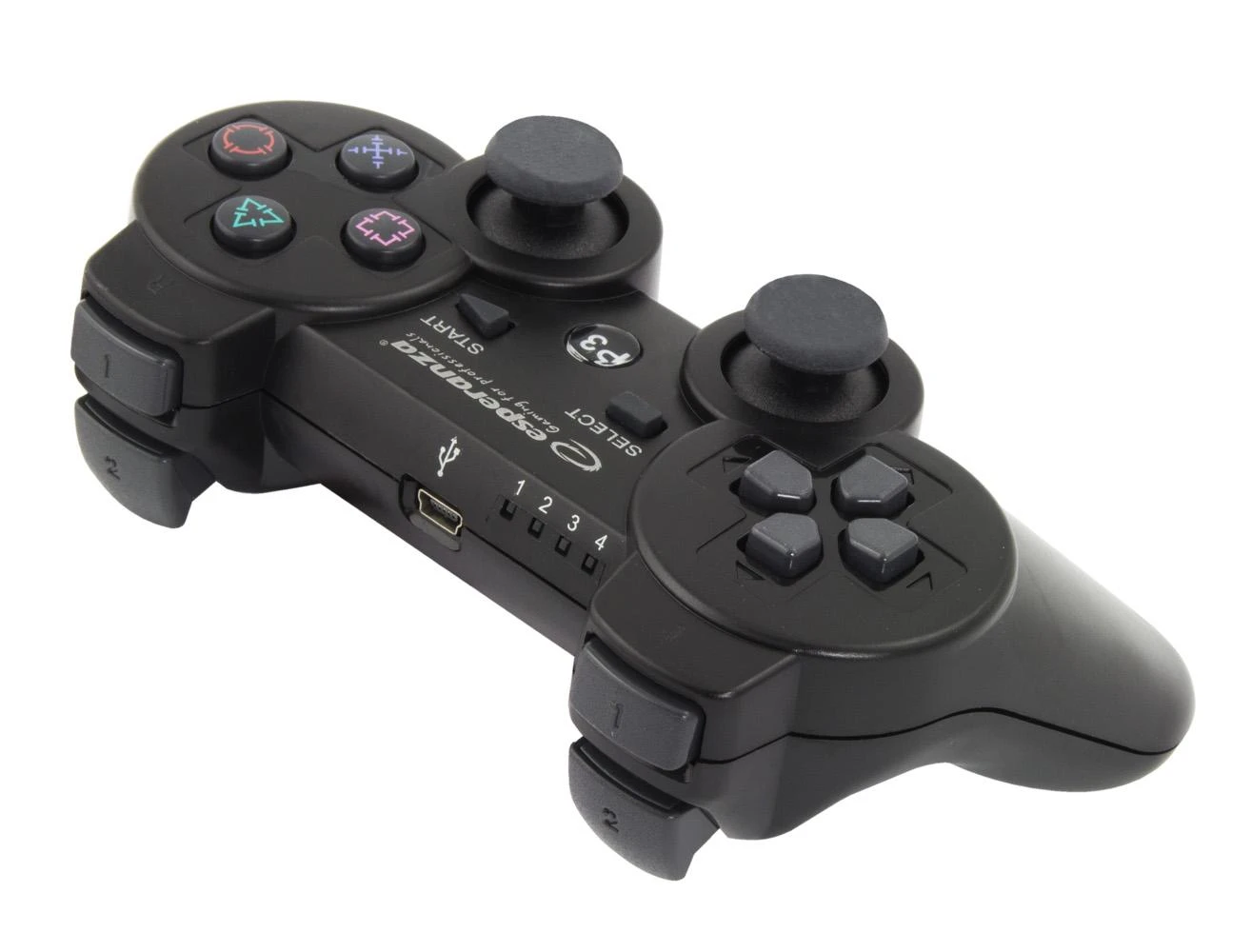 Gamepad wireless Esperanza EGG109K (PS3, juodos spalvos)