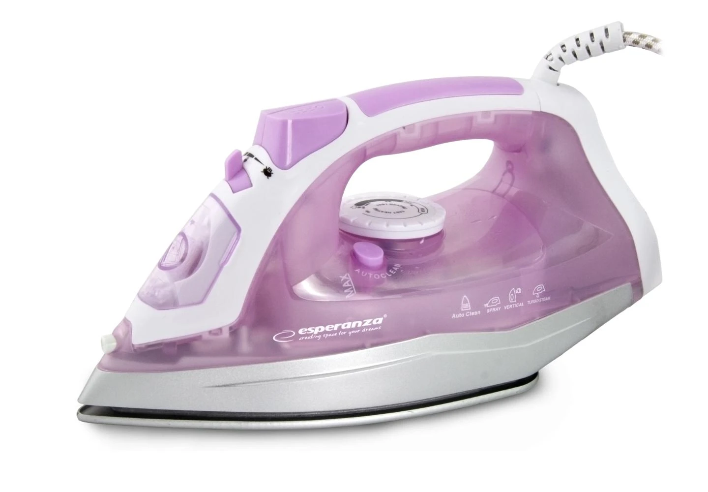 Lygintuvas - Esperanza EHI004 Keraminis Padas 2400 W, Purpurinė, Balta