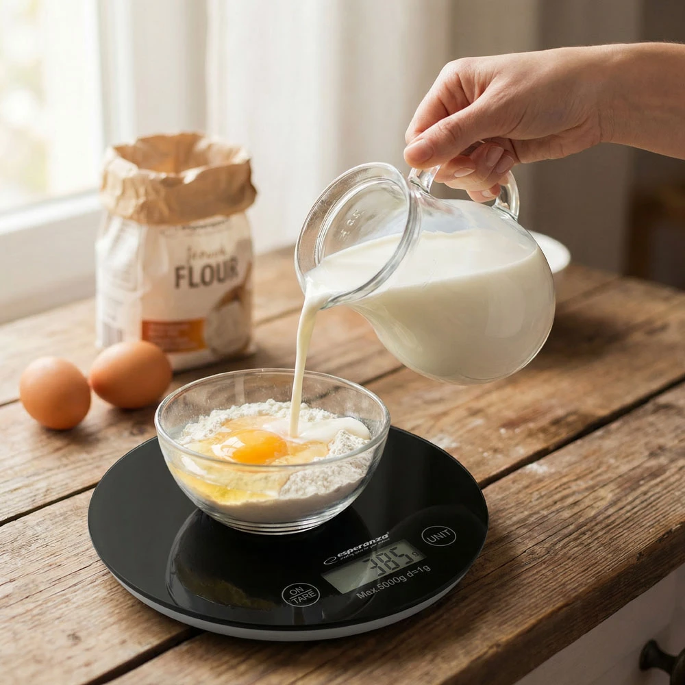 Virtuvinės svarstyklės ESPERANZA EKS003K MANGO (juodos)