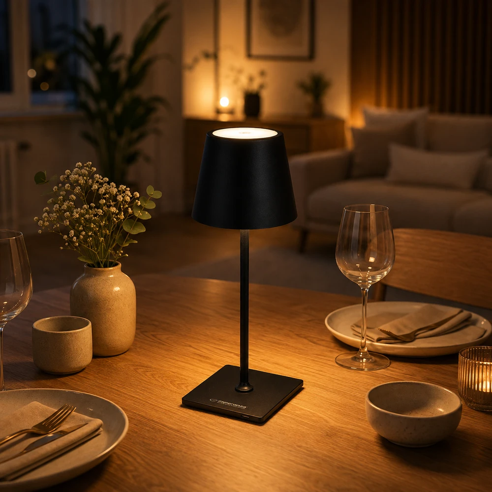 Esperanza ELD119K LED Desk Lamp Juodas