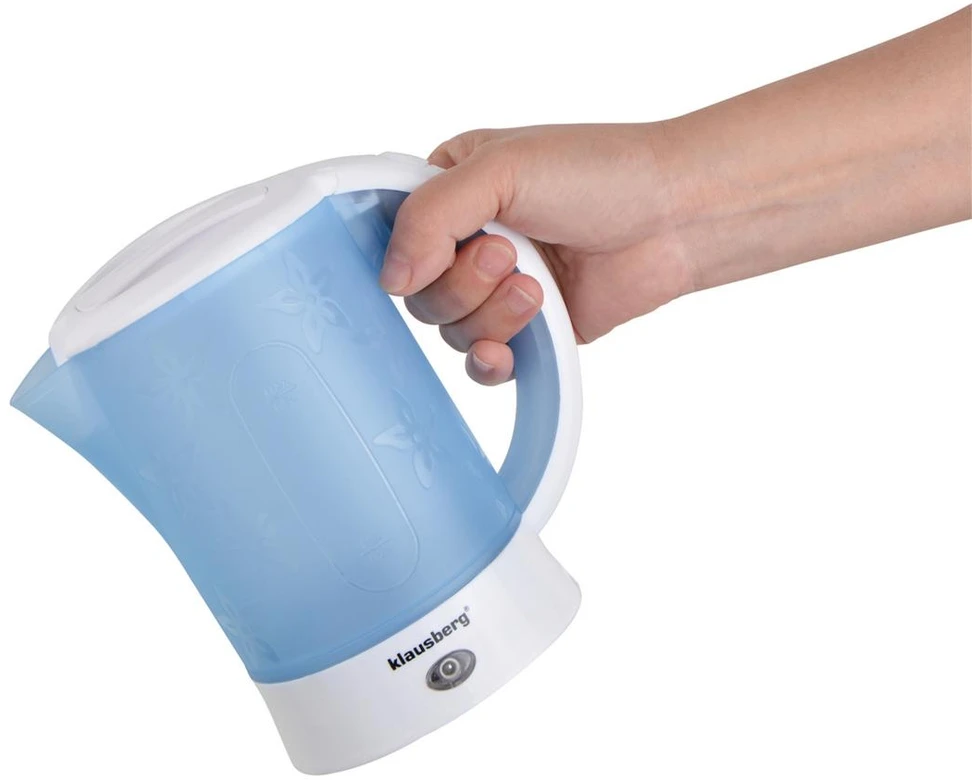 Elektrinis virdulys, turistinis, 0,6l, 2 puodeliai + 2 šaukšteliai, klausberg
