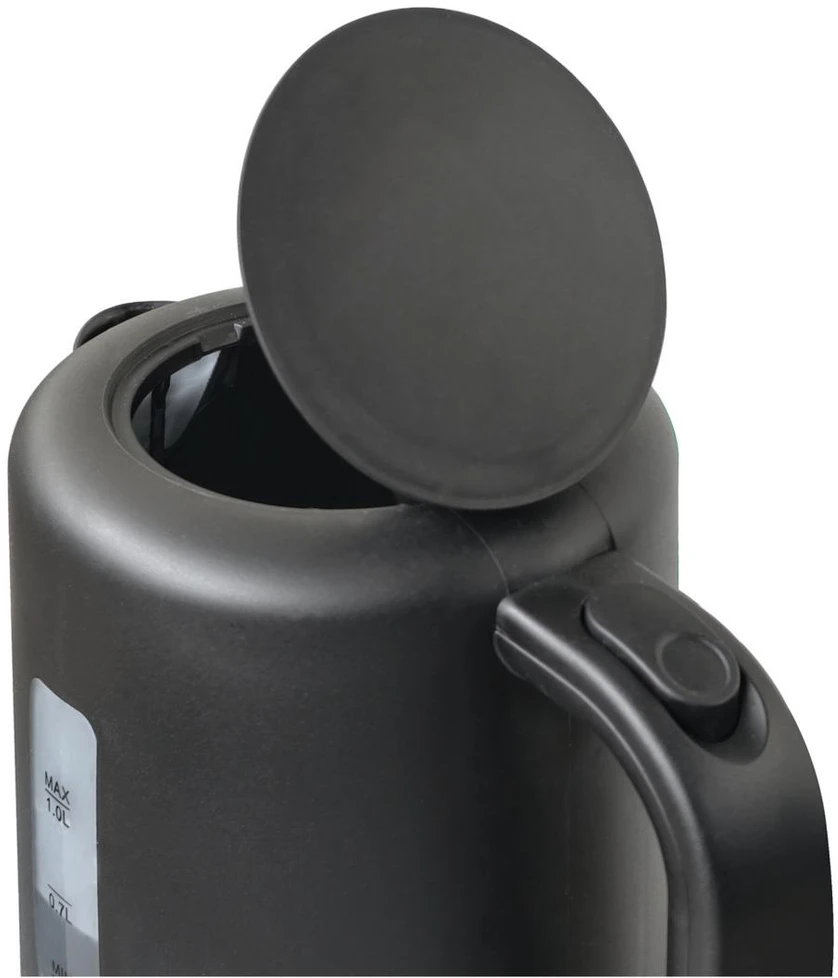 Elektrinis virdulys, turistinis, juoda, 1,0l, klausberg, kb-9046