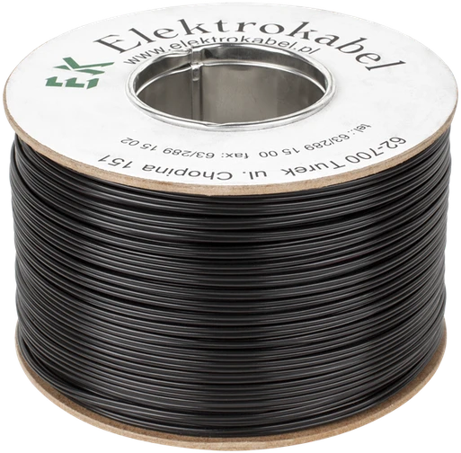 Elektrokabel SMYp garsiakalbio kabelis 2 x 1mm juodas 100m
