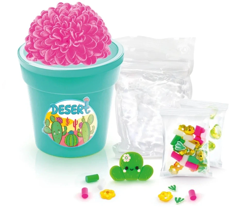Epee Rinkinys „Slime Flower Creations“ kūrybinis rinkinys – žalias vazonas
