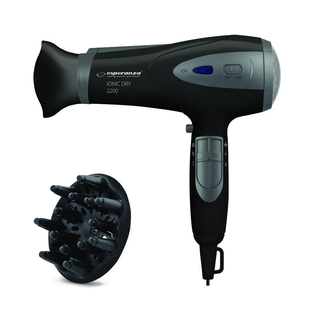 Plaukų džiovintuvas ESPERANZA HAIR DRYER 2200W IONIC VIVIEN EBH005K