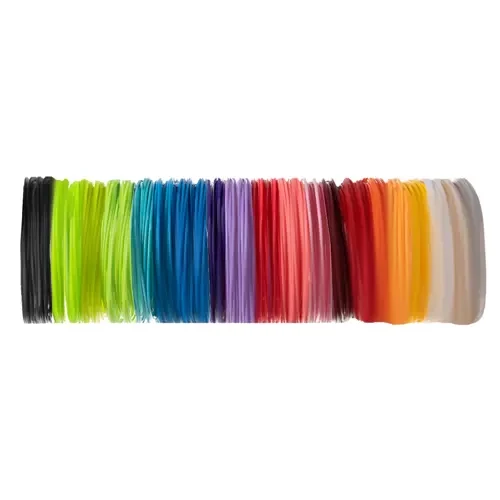 PLA 3D filamentai - 20 pcs. x 3m Kruzzel 19874