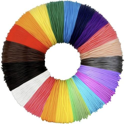Kruzzel PLA 3D Filaments - 20pcs x 5m 19872