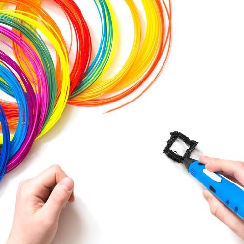 Kruzzel PLA 3D Filaments - 20pcs x 5m 19872