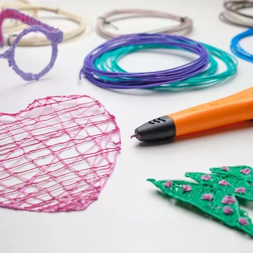 3D rašiklio plastikas Kruzzel (įvairių spalvų, 30 vnt.)