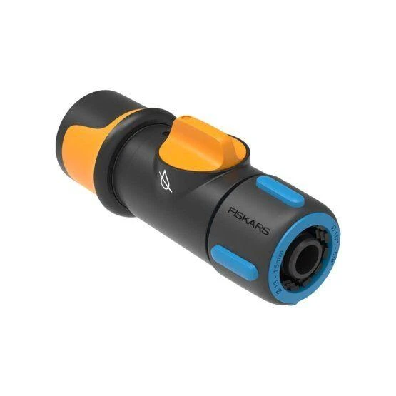 „Fiskars“ žarnos jungtis, įjungimas / išjungimas 13–15 mm (1/2–5/8 colio)