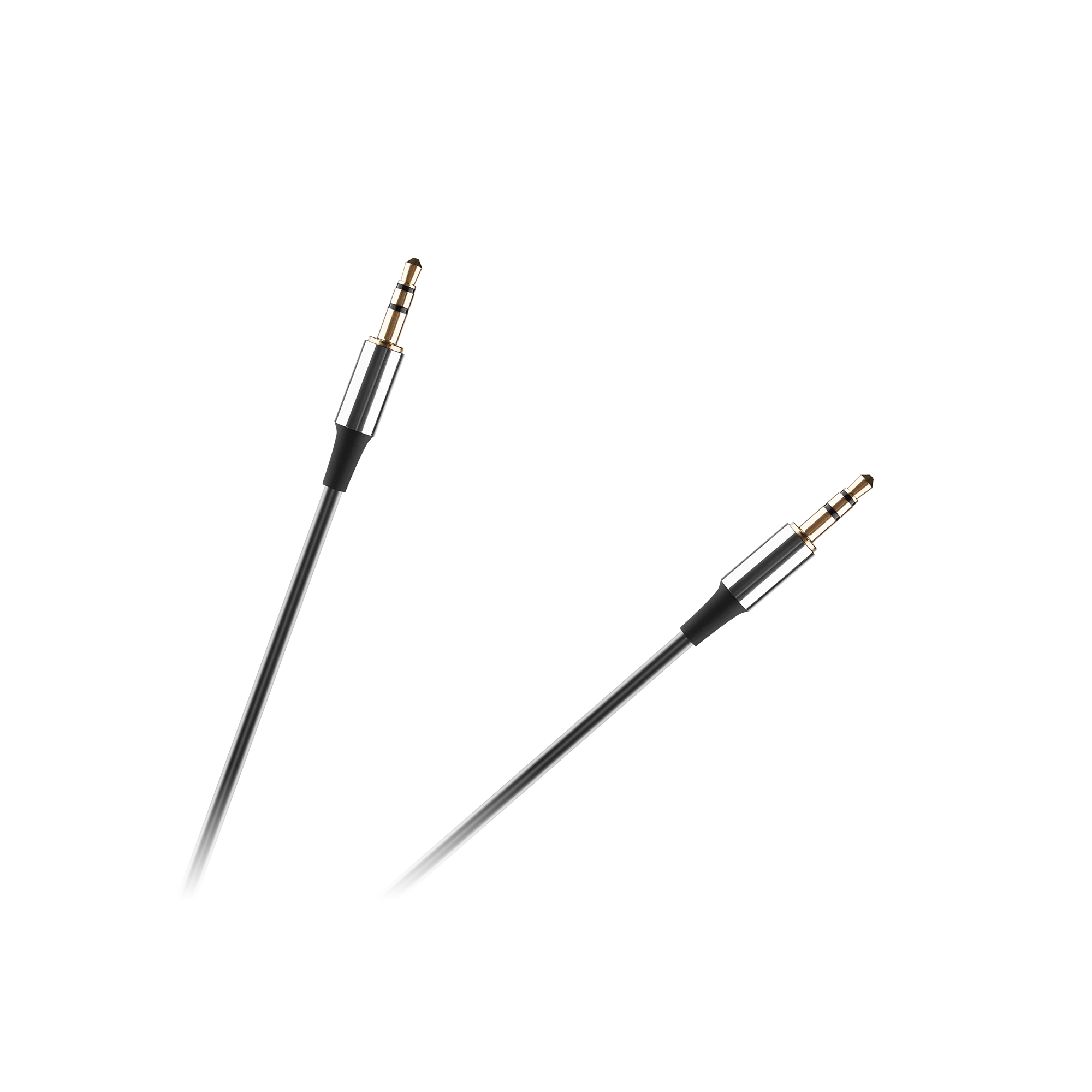 REBEL AUX kabelis su 3.5mm metaliniais kištukais