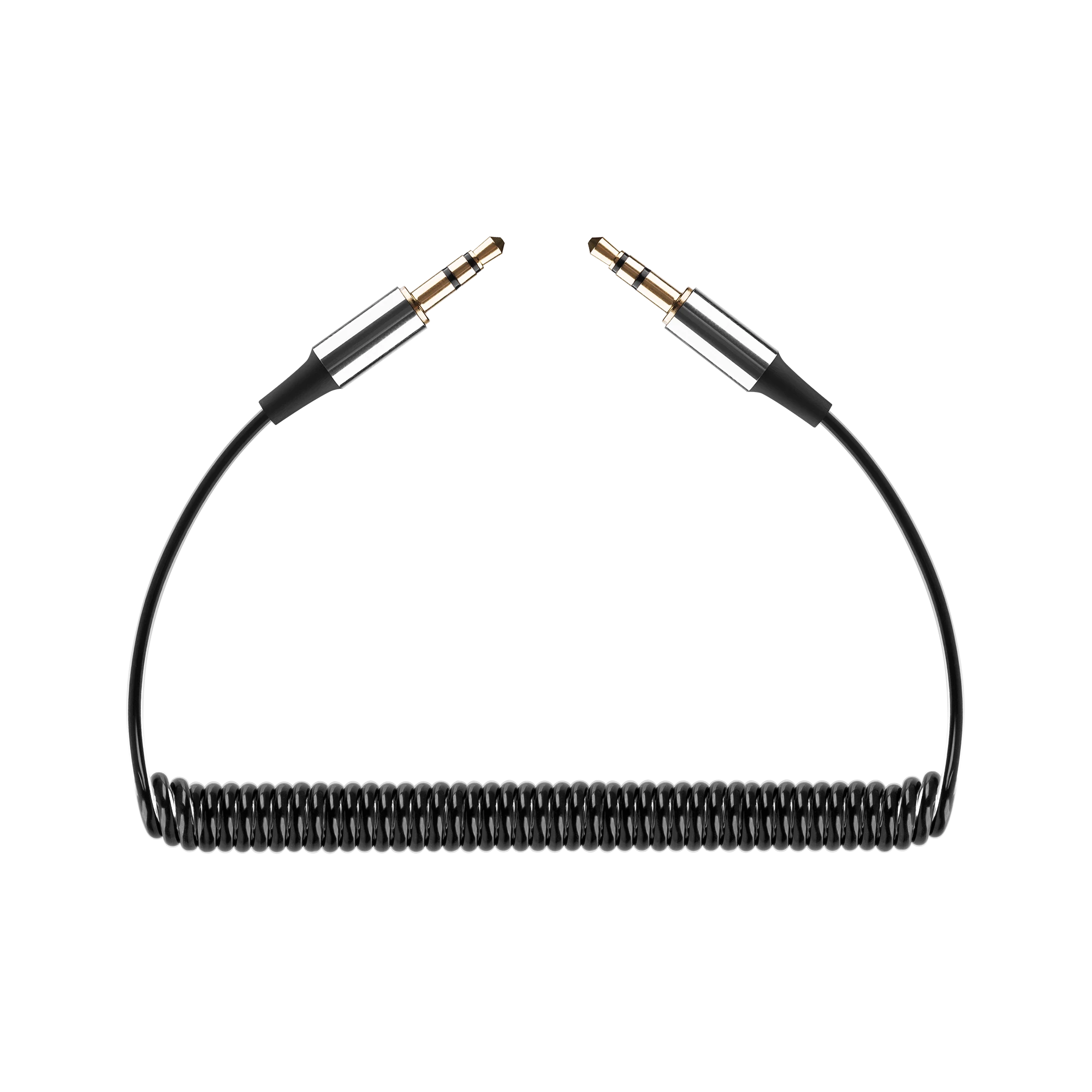 REBEL 3.5mm spiralinis AUX kabelis