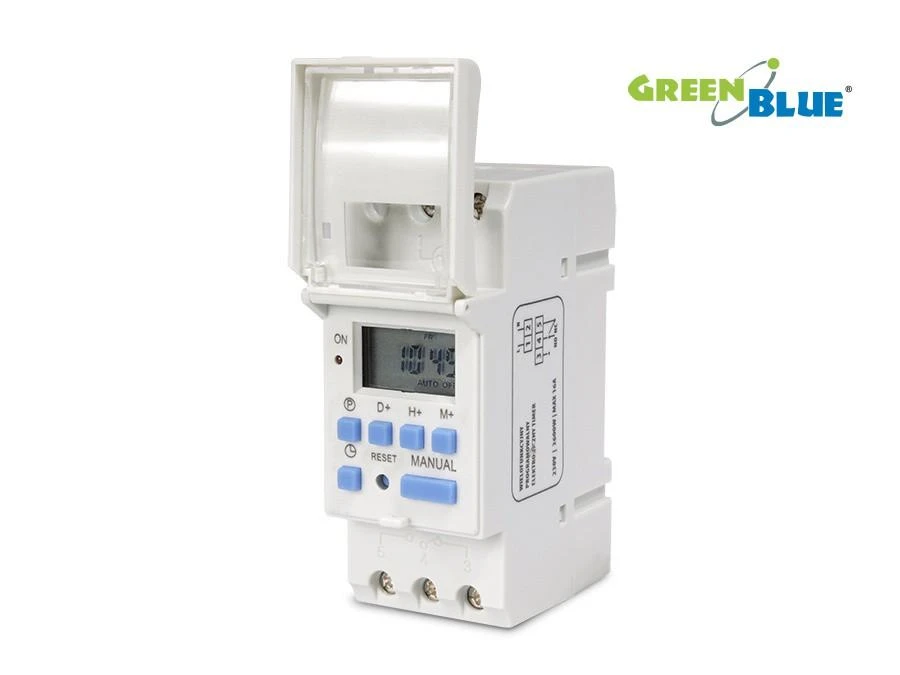 GreenBlue PROGRAMUOJAMAS ELEKTRONINIS LAIKO JUNGIKLIS GB-104