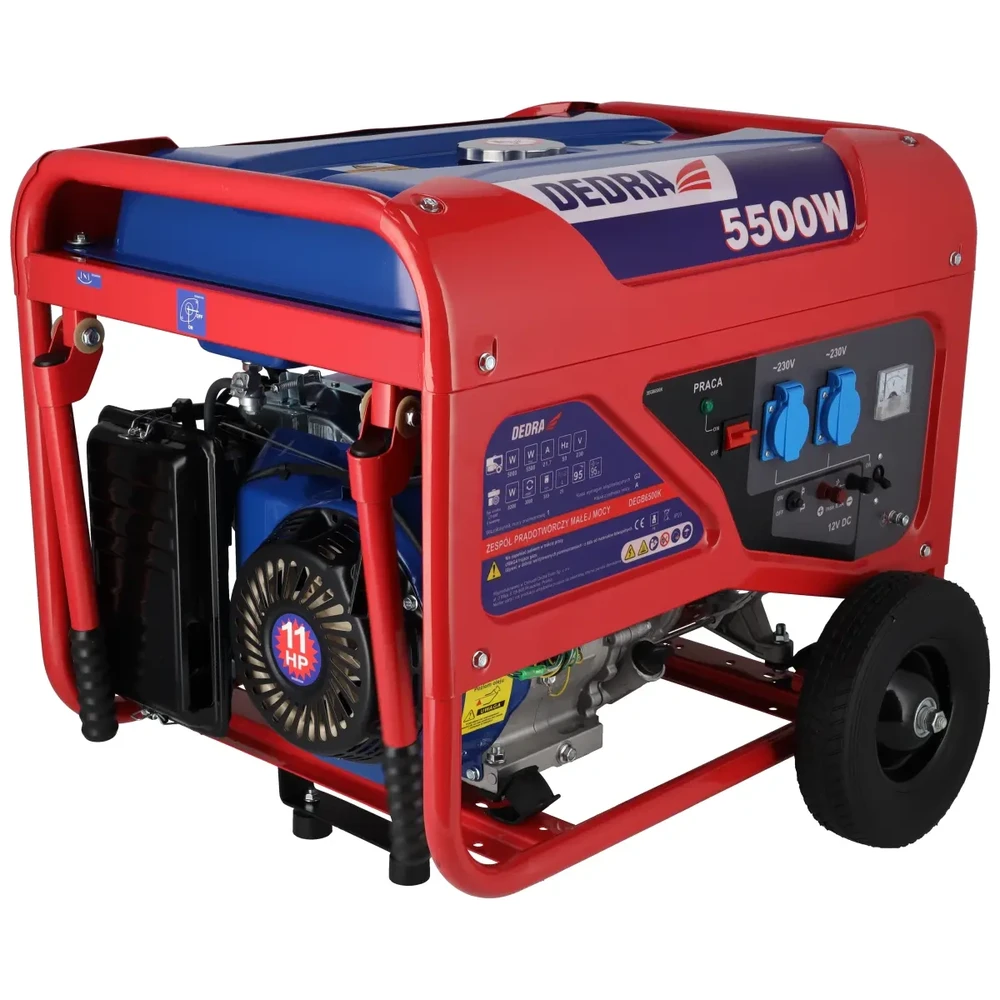 Generatorius Dedra DEGB6500K, 5,5 kW