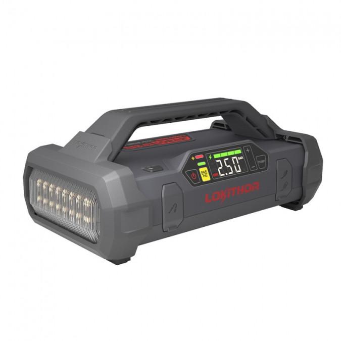 Gens Ace & Tattu Powerbank / Jump Starteris Lokithor JA301 20000mAh, 2000A su kompresoriumi 10-150 PSI