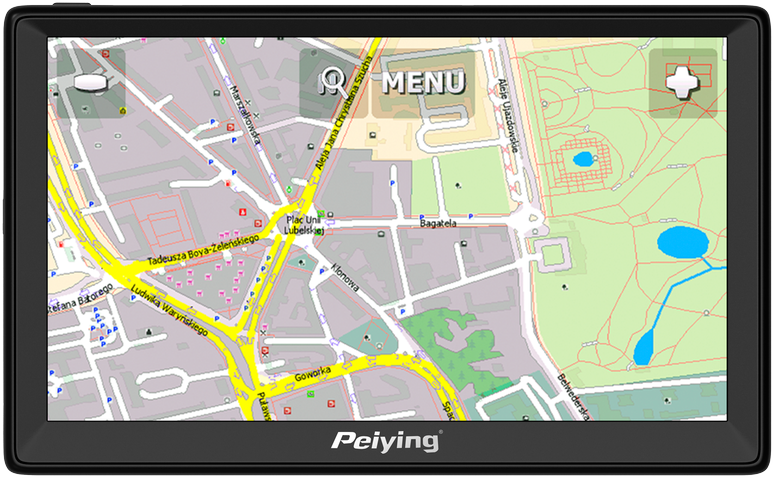 Peiying Alien PY-GPS9000 GPS navigacija + ES žemėlapis