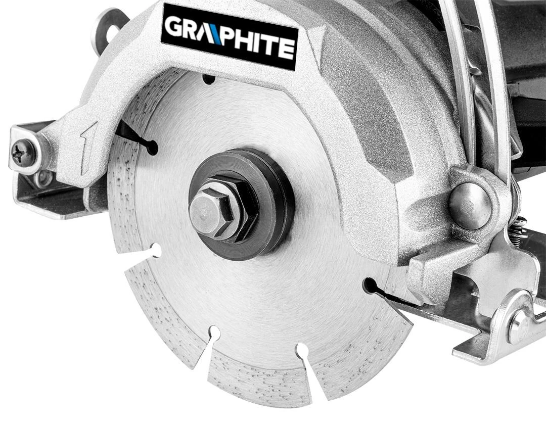 Graphite Przecinarka Akmens ir grublėtojo pjovimo įrankis 1400 W, 125 mm
