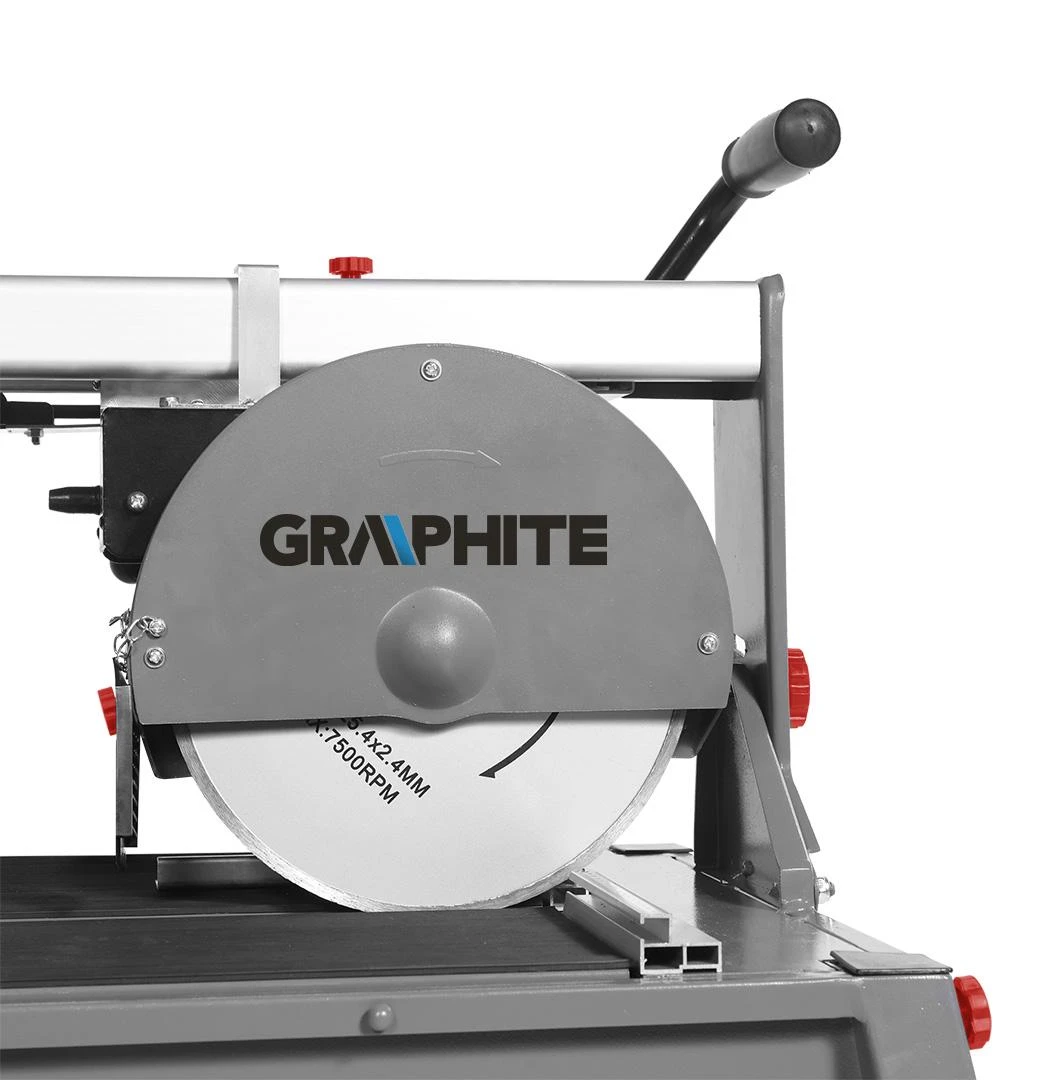 Graphite Przecinarka Plytelių pjaustyklė 1500 W, 250 x 25 mm, stalo dydis 1230 x 460 mm, pjovimo diapazonas 1200 mm