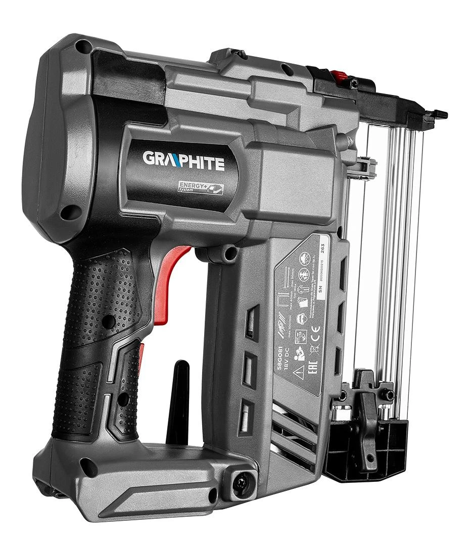 Akumuliatorinis pistoletas 1,2mm vinutėms GRAPHITE 18V, Li-Ion, be baterijos 58G081