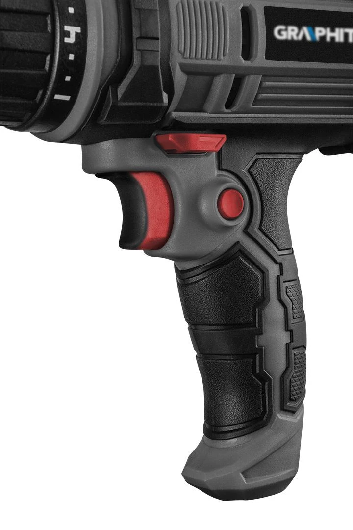 Graphite Wiertarko Wkretarka 300 W laidinis gręžtuvas-suktuvas, 10 mm savaime užsifiksuojantis griebtuvas, nešiojimo dėklas