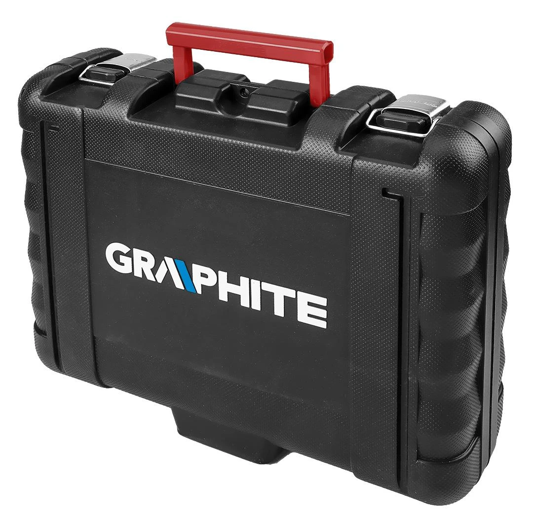 Graphite Wiertarko Wkretarka 300 W laidinis gręžtuvas-suktuvas, 10 mm savaime užsifiksuojantis griebtuvas, nešiojimo dėklas