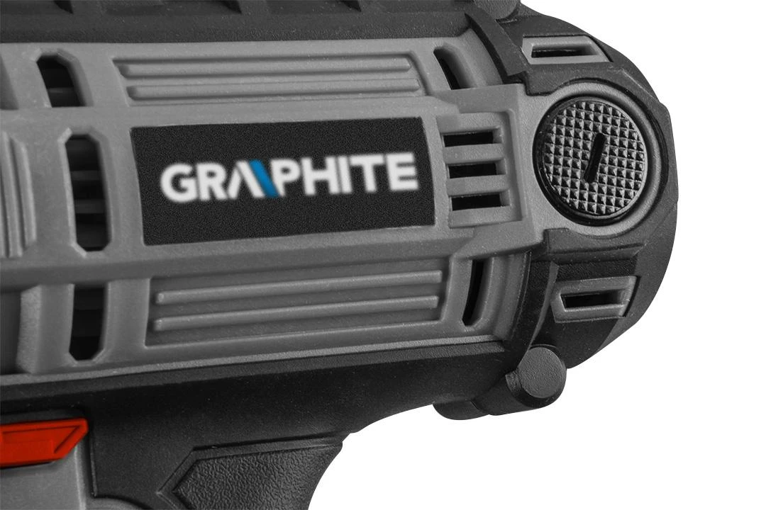 Graphite Wiertarko Wkretarka 300 W laidinis gręžtuvas-suktuvas, 10 mm savaime užsifiksuojantis griebtuvas, nešiojimo dėklas