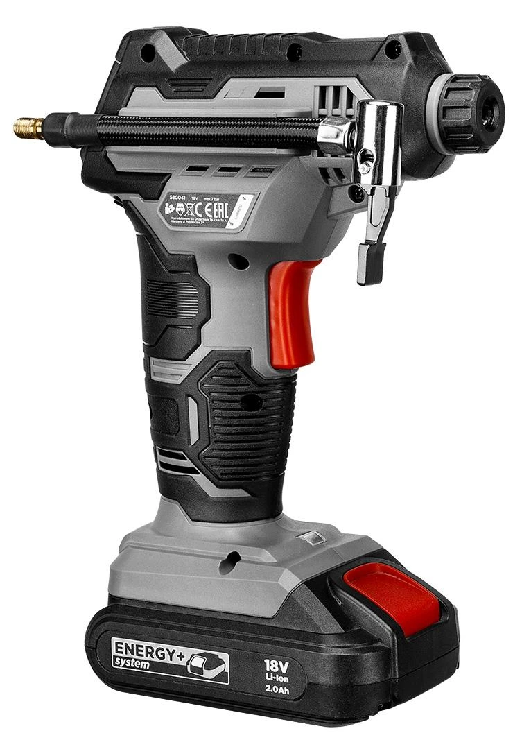 GRAPHITE kompresorius akumuliatorinis Energy+ 18V, be akumuliatoriaus ir kroviklio