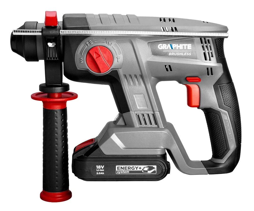 Akumuliatorinis perforatorius SDS+ be šepetėlių 18V Graphite 58G027