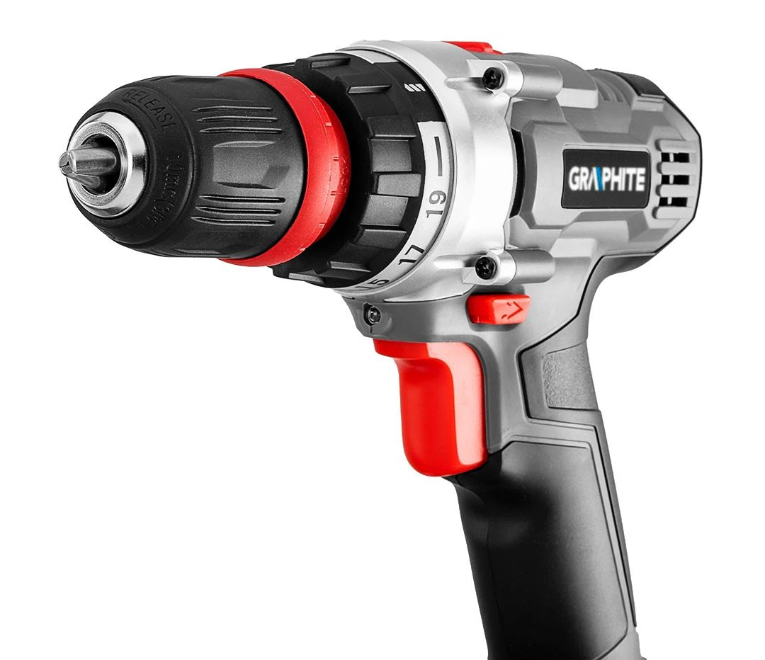 Akumuliatorinis suktuvas-gręžtuvas Graphite 58G022-AD; 18 V (be akumuliatoriaus ir pakrovėjo)