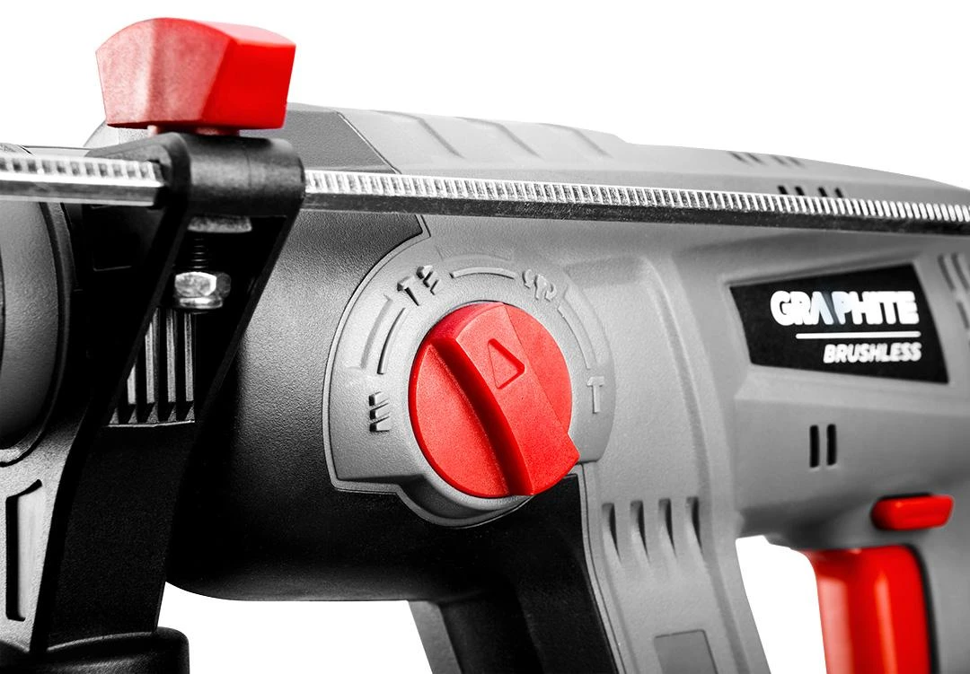 Akumuliatorinis perforatorius SDS+ be šepetėlių 18V Graphite 58G027