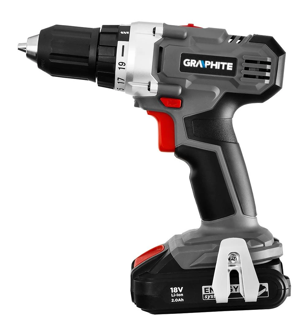 Akumuliatorinis gręžtuvas-suktuvas Graphite Energy+ 18V (58G000)