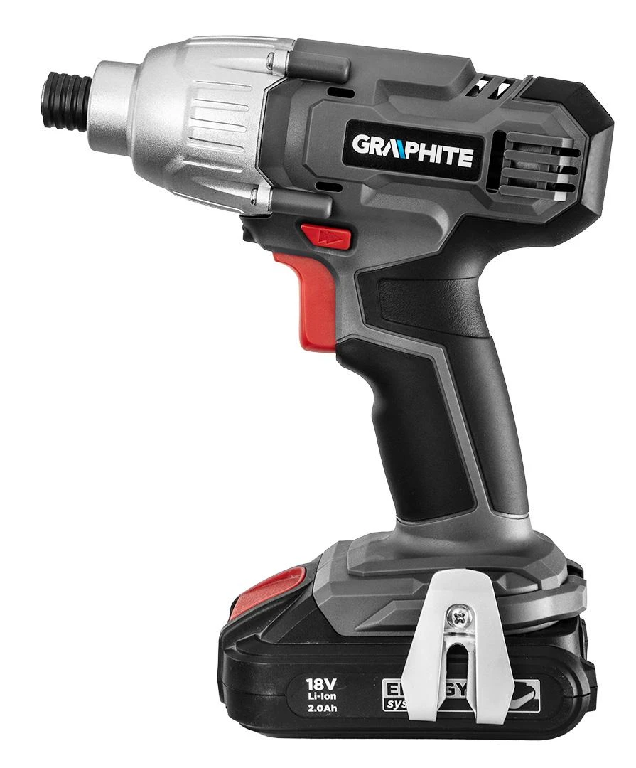 Akumuliatorinis smūginis suktuvas GRAPHITE 58G012 18V be akumuliatoriaus ir kroviklio