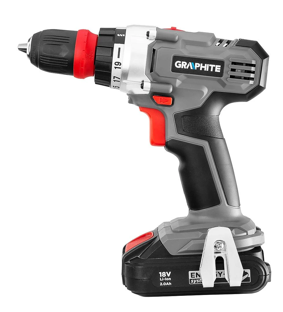Wiertarko Wkretarka Suktuvas-gręžtuvas Graphite 58G022-SET2; 18 V; 2x2,0 Ah akum.; su lagaminu