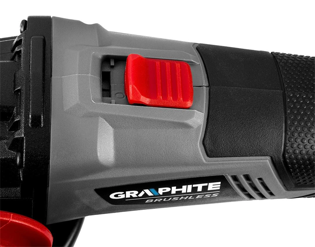 Akumuliatorinis kampinis šlifuoklis be šepetėlių 125mm 18V Graphite 58G026