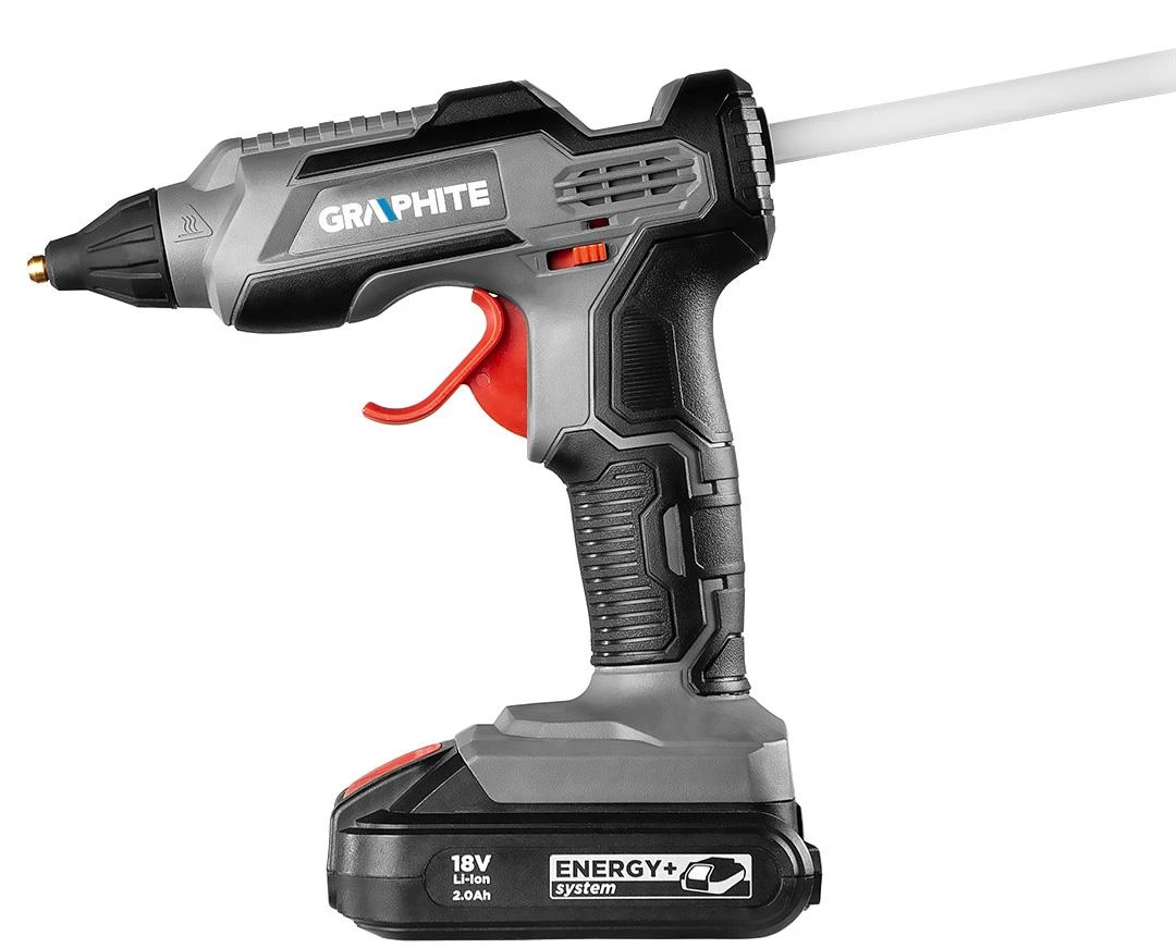 Akumuliatorinis klijų pistoletas Graphite 58G040; 18 V (be akumuliatoriaus ir pakrovėjo)