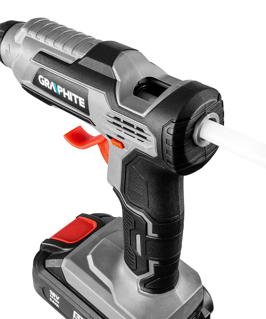 Akumuliatorinis klijų pistoletas Graphite 58G040; 18 V (be akumuliatoriaus ir pakrovėjo)