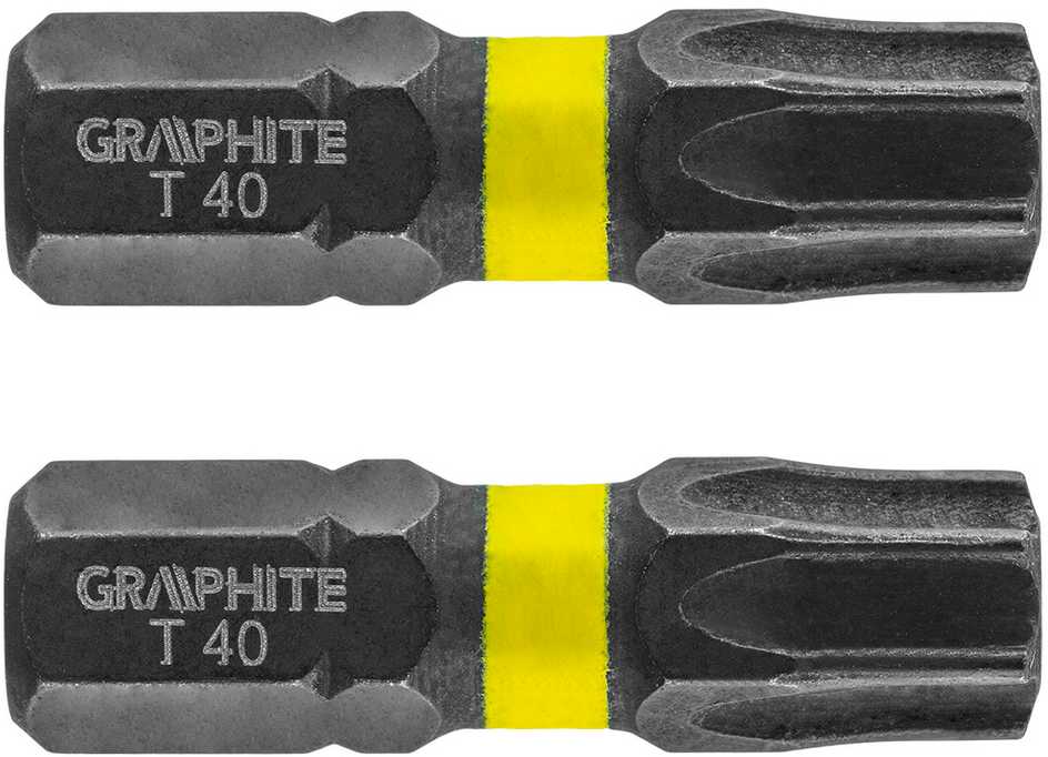 Graphite Bity udarowe TX40 x 25 mm, 2 vnt.